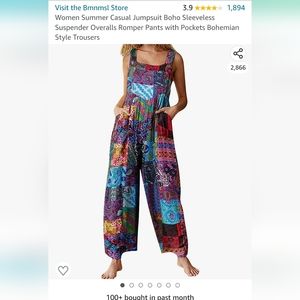 Patchwork jumpsuit
